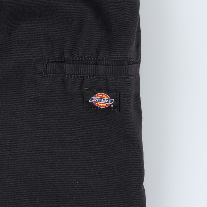 Dickies Loose Fit Double Knee Work Pants, Men's Size W31 (approx.) polyester black type Vintage Second Hand