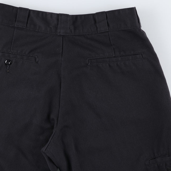 Dickies Loose Fit Double Knee Work Pants, Men's Size W31 (approx.) polyester black type Vintage Second Hand