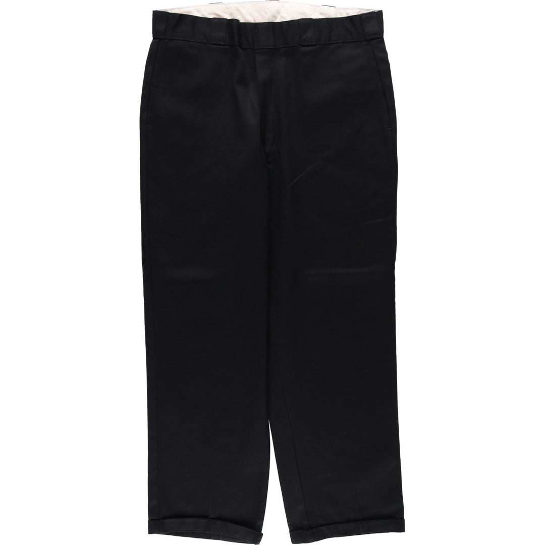 Dickies Original Fit Work Pants, Men's W35 (approx.) polyester black type Vintage Second Hand