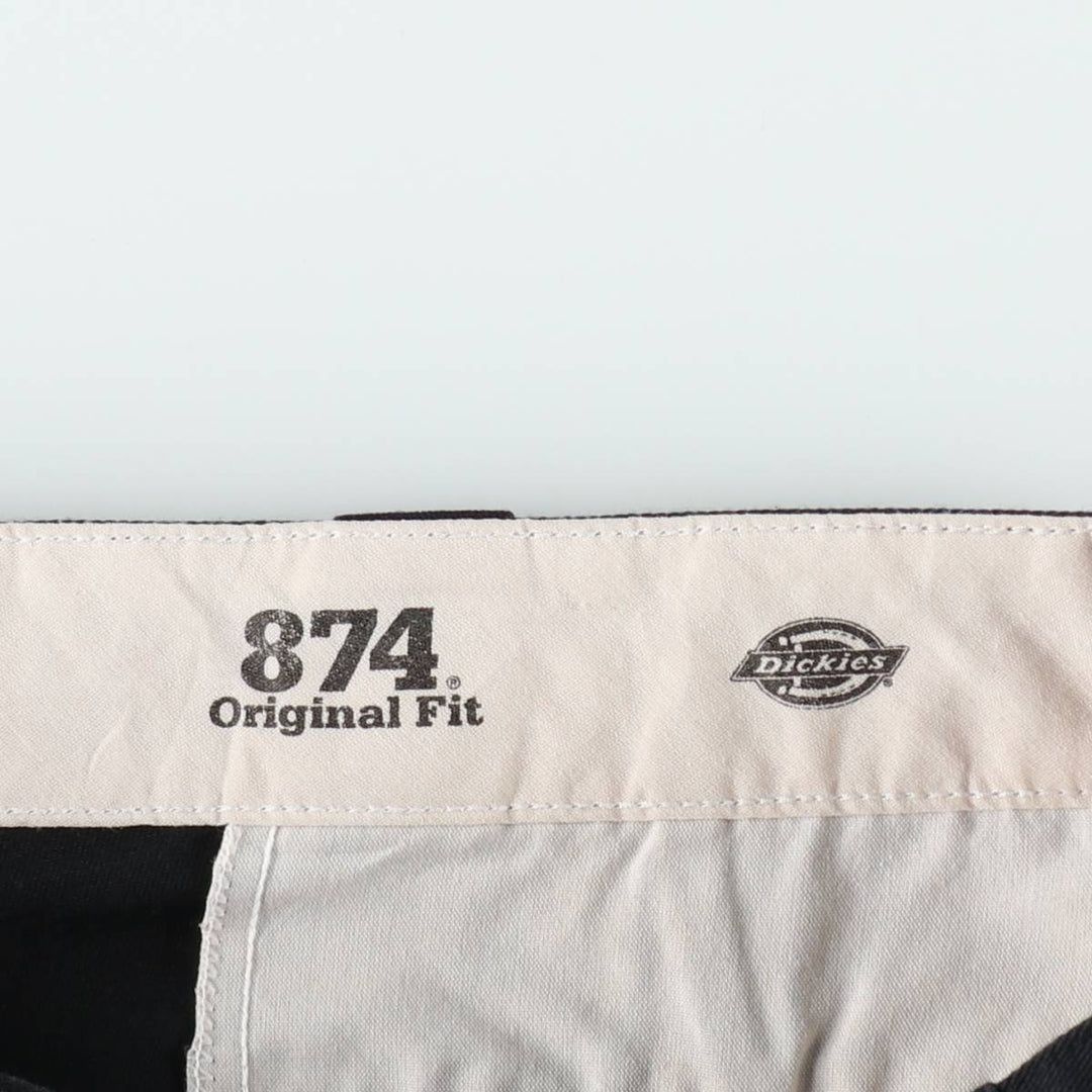 Dickies 874 Original Fit Work Pants for Men, W36 unclear black type Vintage Second Hand