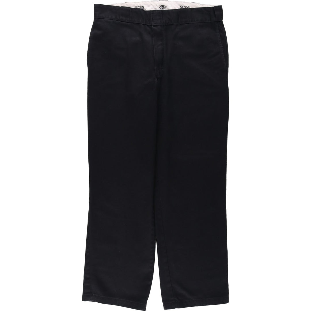 Dickies 874 ORIGINAL FIT Work Pants for Men, W34 equivalent unclear black type Vintage Second Hand