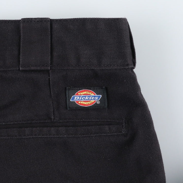 Dickies Work Pants Men's W34 polyester black type Vintage Second Hand