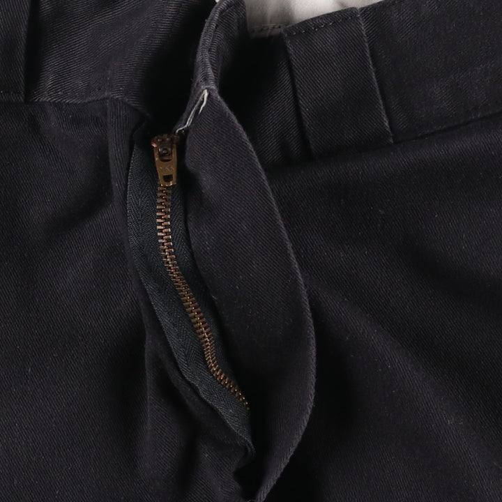 Dickies Work Pants Men's W34 polyester black type Vintage Second Hand