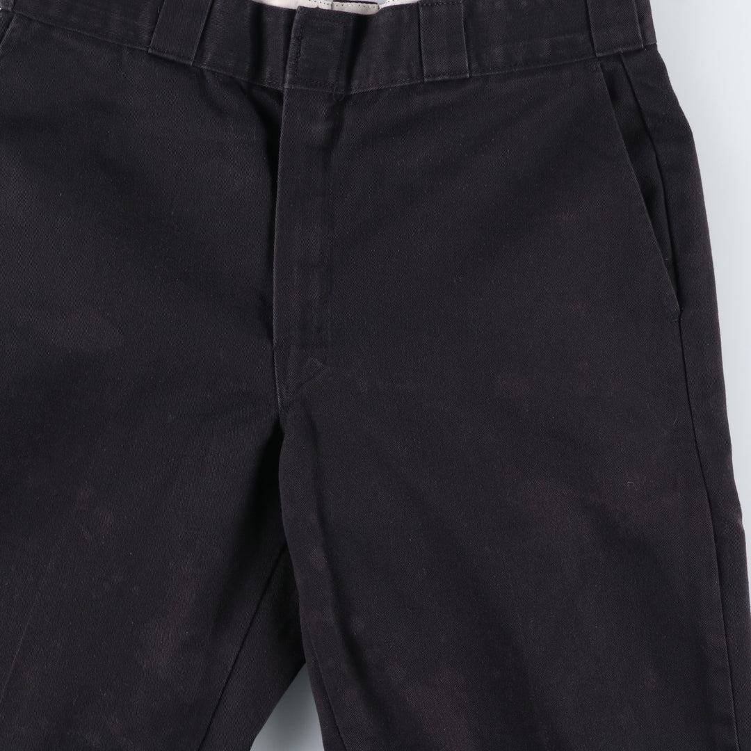 Dickies Work Pants Men's W34 polyester black type Vintage Second Hand