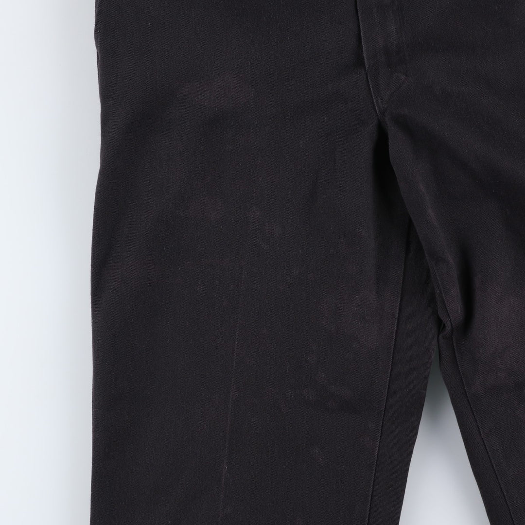 Dickies Work Pants Men's W34 polyester black type Vintage Second Hand