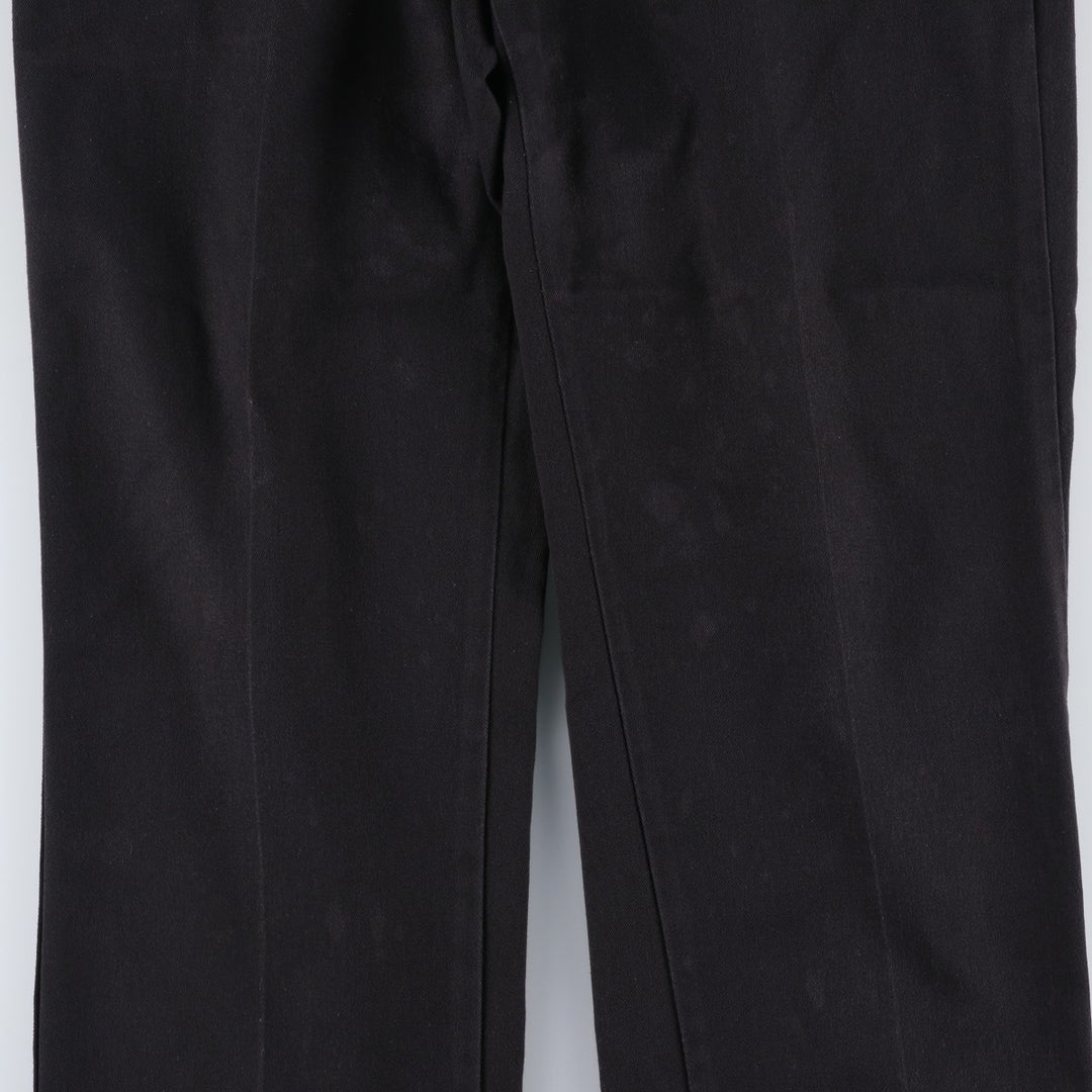 Dickies Work Pants Men's W34 polyester black type Vintage Second Hand