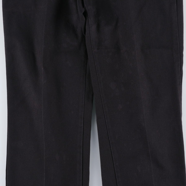 Dickies Work Pants Men's W34 polyester black type Vintage Second Hand