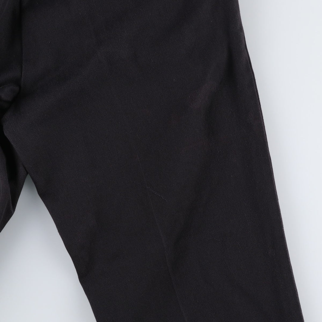 Dickies Work Pants Men's W34 polyester black type Vintage Second Hand