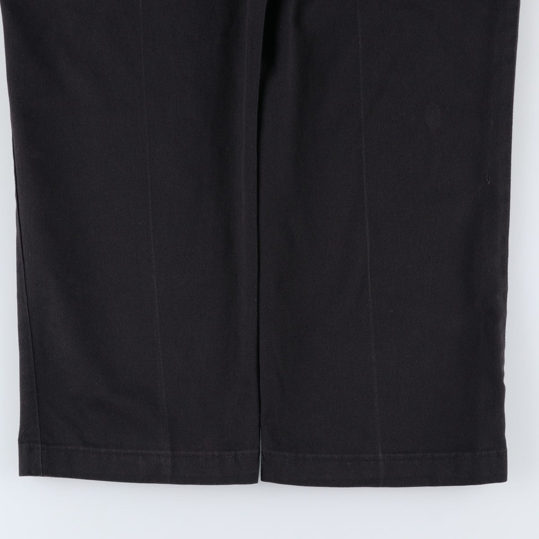 Dickies Work Pants Men's W34 polyester black type Vintage Second Hand