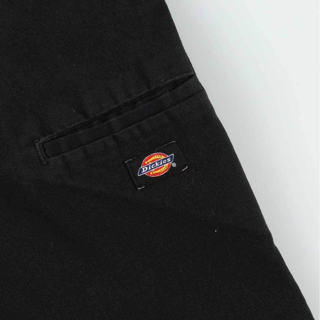Dickies Loose Fit Double Knee Work Pants Men's W36 polyester black type Vintage Second Hand