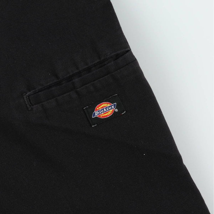 Dickies Loose Fit Double Knee Work Pants Men's W36 polyester black type Vintage Second Hand
