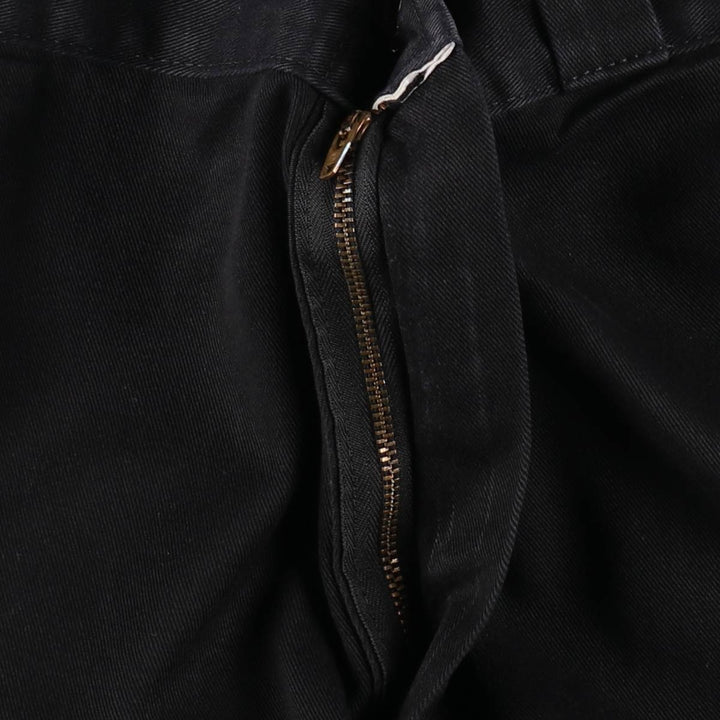 Dickies Loose Fit Double Knee Work Pants Men's W36 polyester black type Vintage Second Hand