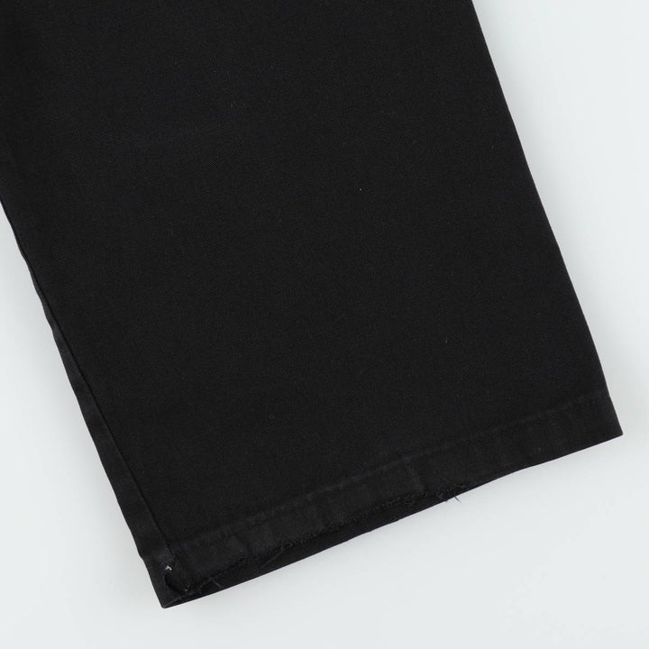 Dickies Loose Fit Double Knee Work Pants Men's W36 polyester black type Vintage Second Hand