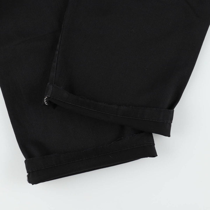 Dickies Loose Fit Double Knee Work Pants Men's W36 polyester black type Vintage Second Hand
