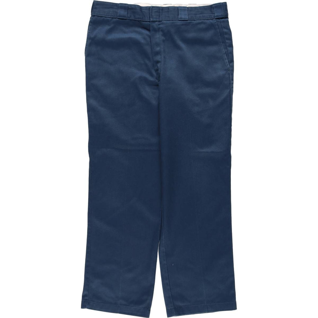 Dickies Work Pants Men's W36 unclear navy blue type Vintage Second Hand
