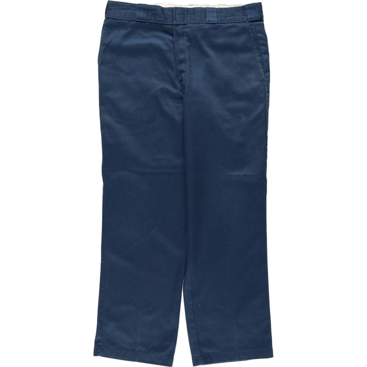 Dickies Work Pants Men's W36 unclear navy blue type Vintage Second Hand