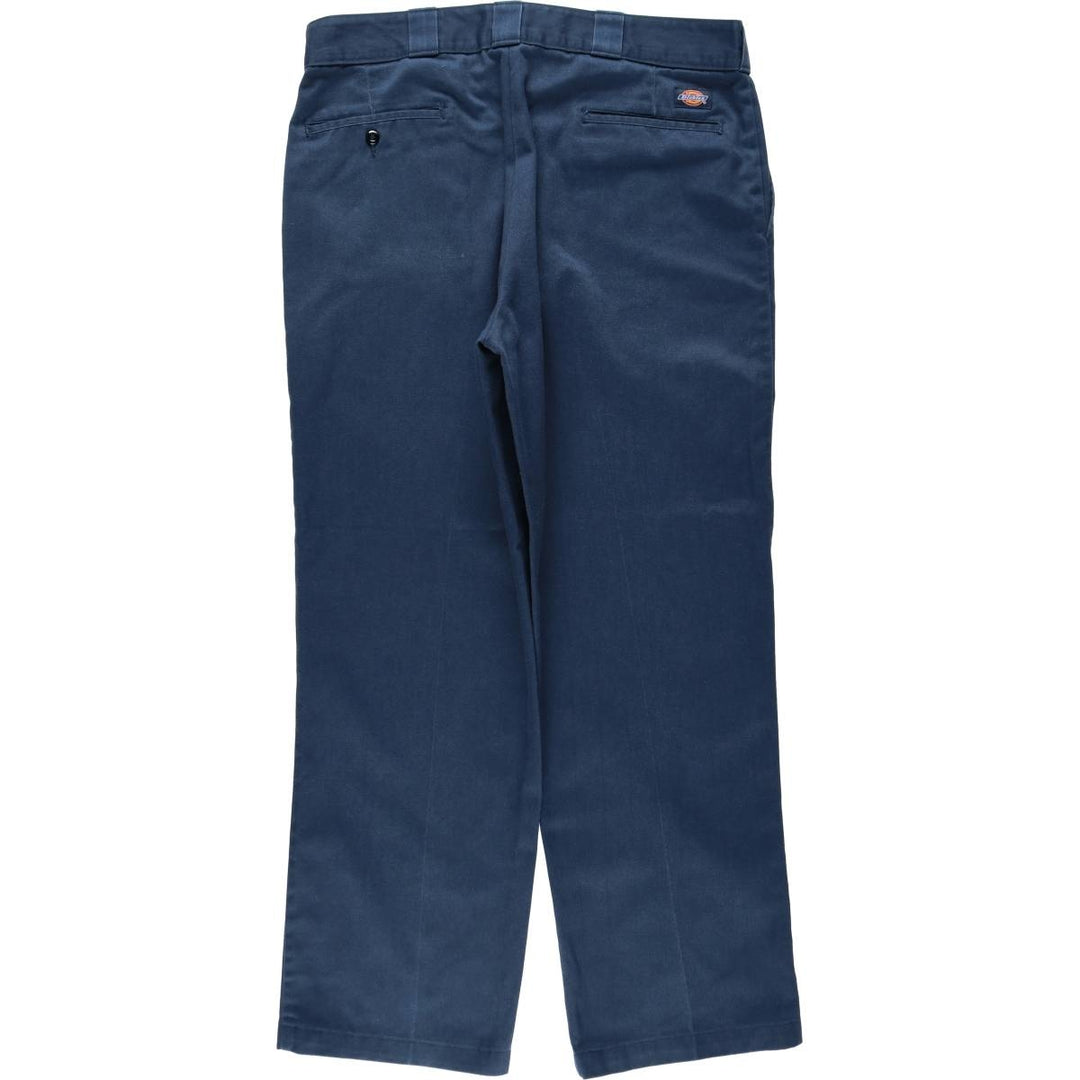 Dickies Work Pants Men's W36 unclear navy blue type Vintage Second Hand