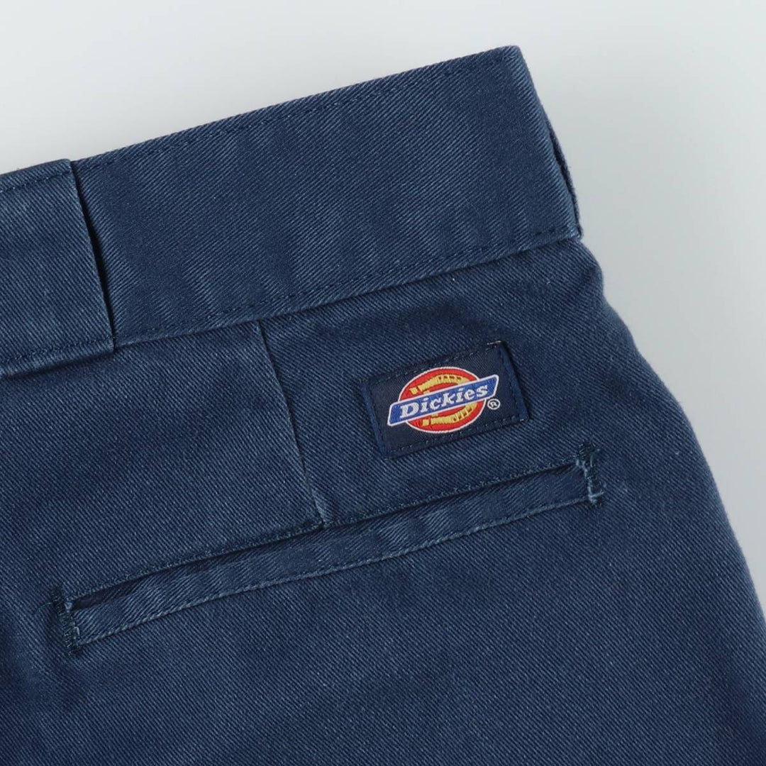 Dickies Work Pants Men's W36 unclear navy blue type Vintage Second Hand