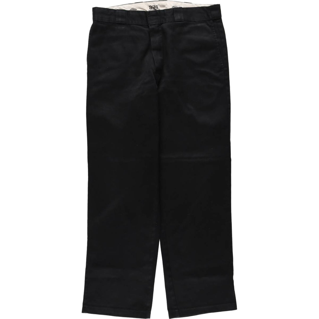 Dickies 874 Original Fit Work Pants for Men, W36 polyester black type Vintage Second Hand