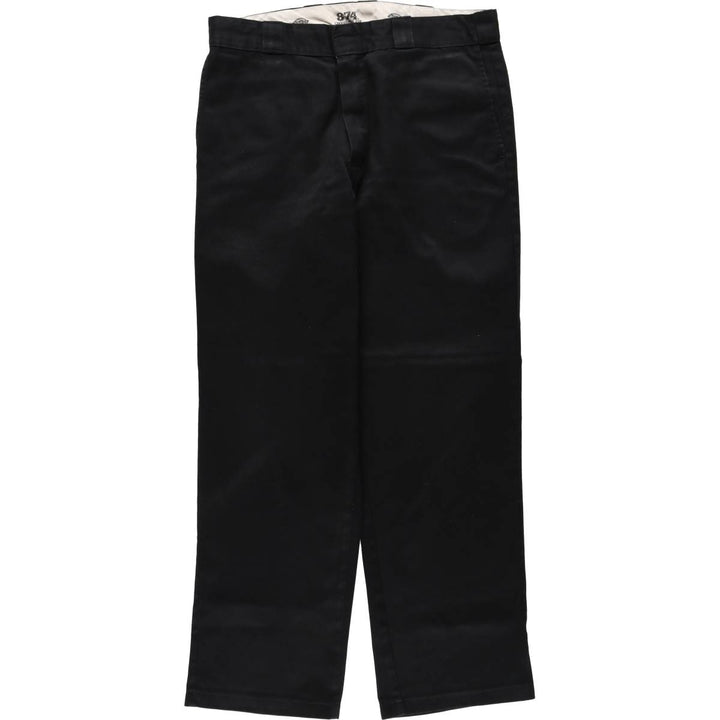 Dickies 874 Original Fit Work Pants for Men, W36 polyester black type Vintage Second Hand