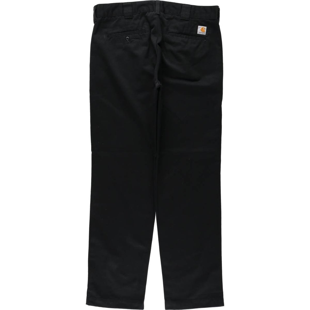 Carhartt MASTER PANT work pants, men's size W37 (approx.) polyester black type Vintage Second Hand