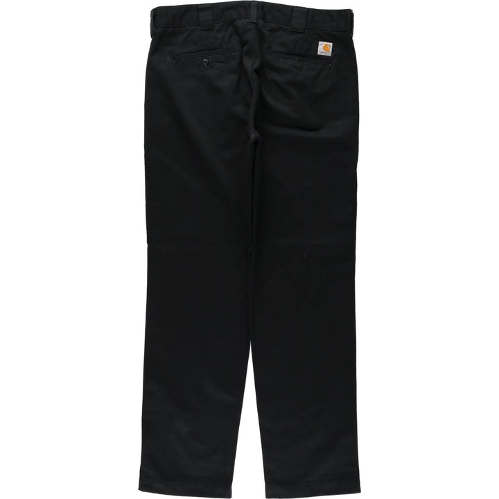 Carhartt MASTER PANT work pants, men's size W37 (approx.) polyester black type Vintage Second Hand