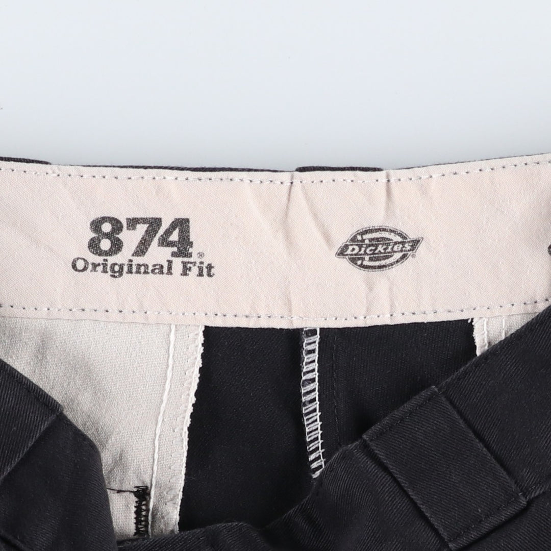Dickies 874 Original Fit Work Pants, Men's, Size W33 unclear black type Vintage Second Hand