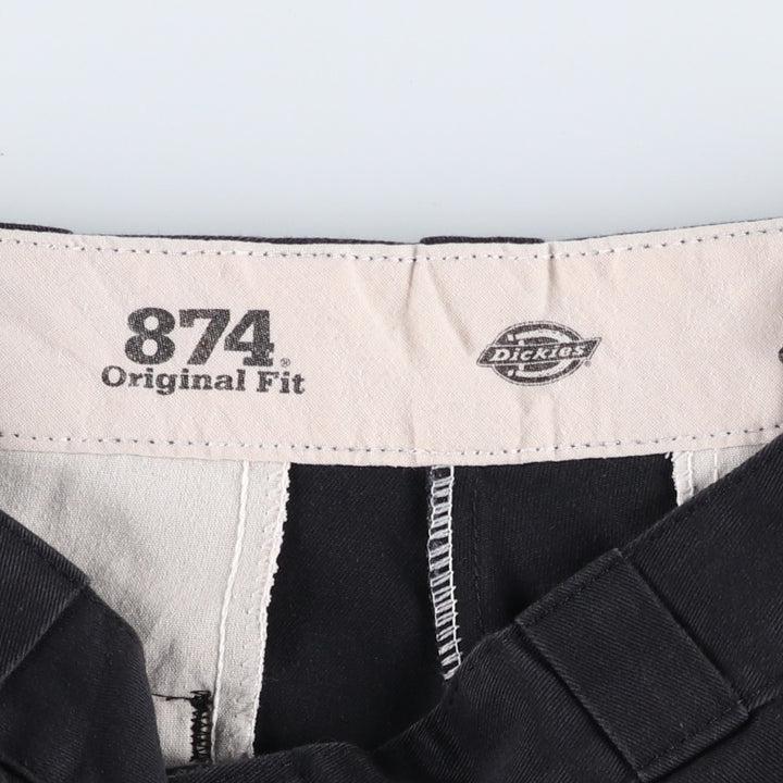 Dickies 874 Original Fit Work Pants, Men's, Size W33 unclear black type Vintage Second Hand