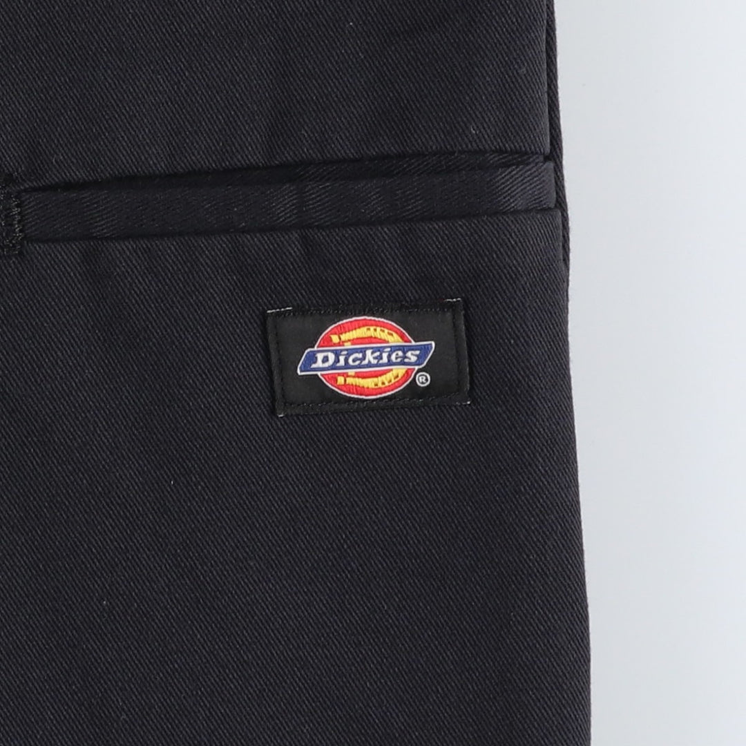 Dickies Loose Fit Double Knee Work Pants, Men's W35 (approx.) polyester black type Vintage Second Hand