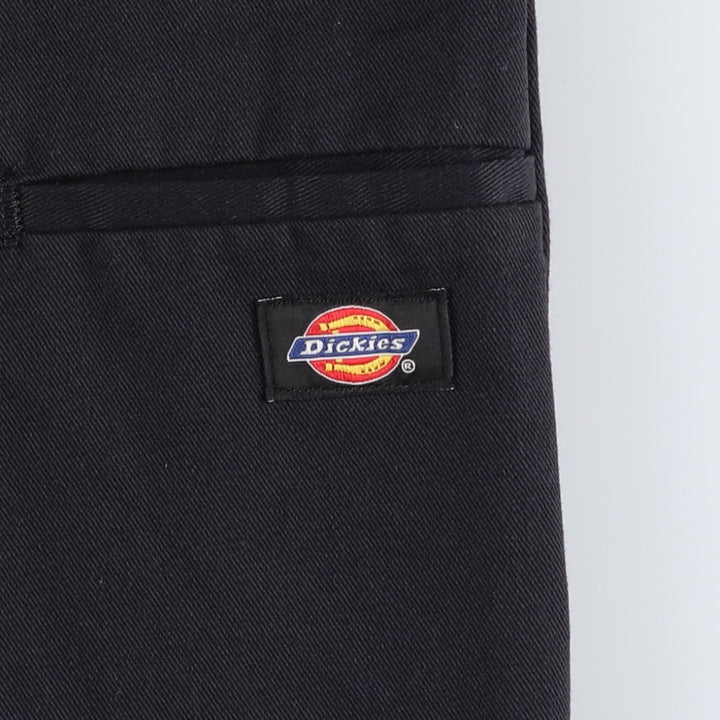 Dickies Loose Fit Double Knee Work Pants, Men's W35 (approx.) polyester black type Vintage Second Hand