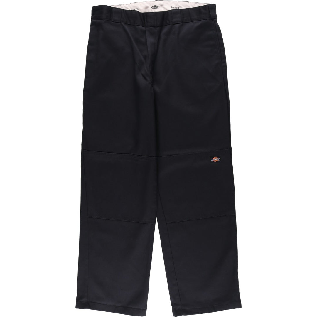 Dickies Loose Fit Double Knee Work Pants Men's W36 unclear black type Vintage Second Hand