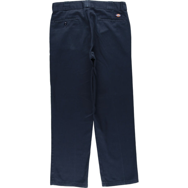 Dickies 874 Original Fit Work Pants, Men's, Size W35 polyester navy blue type Vintage Second Hand