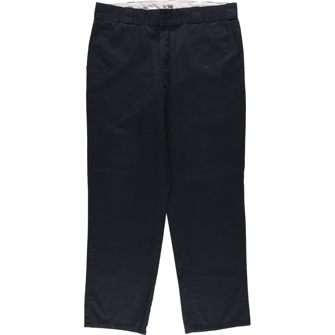Dickies 874 Original Fit Work Pants for Men, W37 polyester black type Vintage Second Hand
