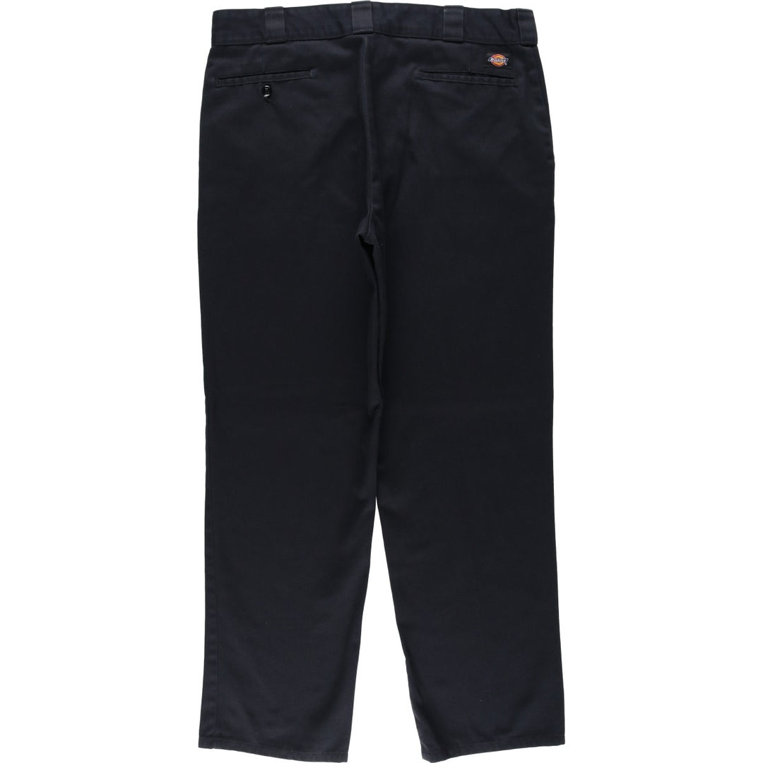 Dickies 874 Original Fit Work Pants for Men, W37 polyester black type Vintage Second Hand