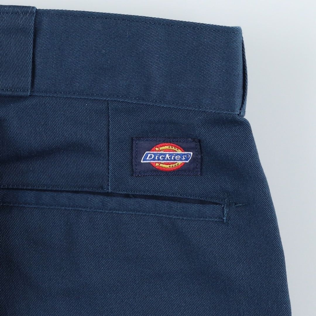 Dickies work pants, made in the USA, men's size W35 (approx.) polyester navy blue type Vintage Second Hand