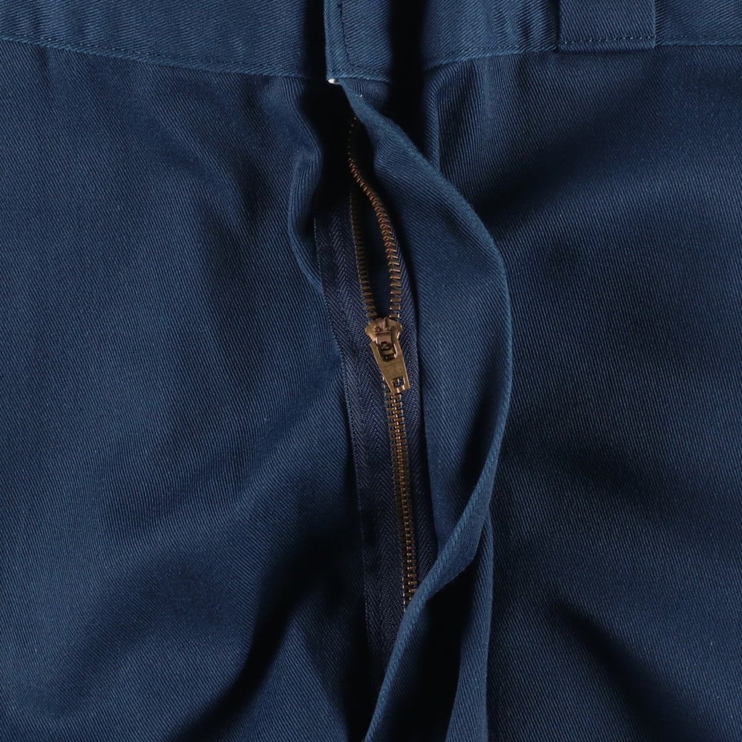 Dickies work pants, made in the USA, men's size W35 (approx.) polyester navy blue type Vintage Second Hand