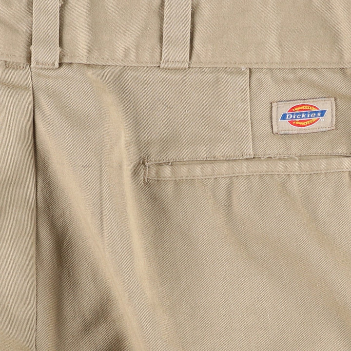90'S Dickies Work Pants, Men's, W35 Size, Vintage unclear Beige type Vintage Second Hand