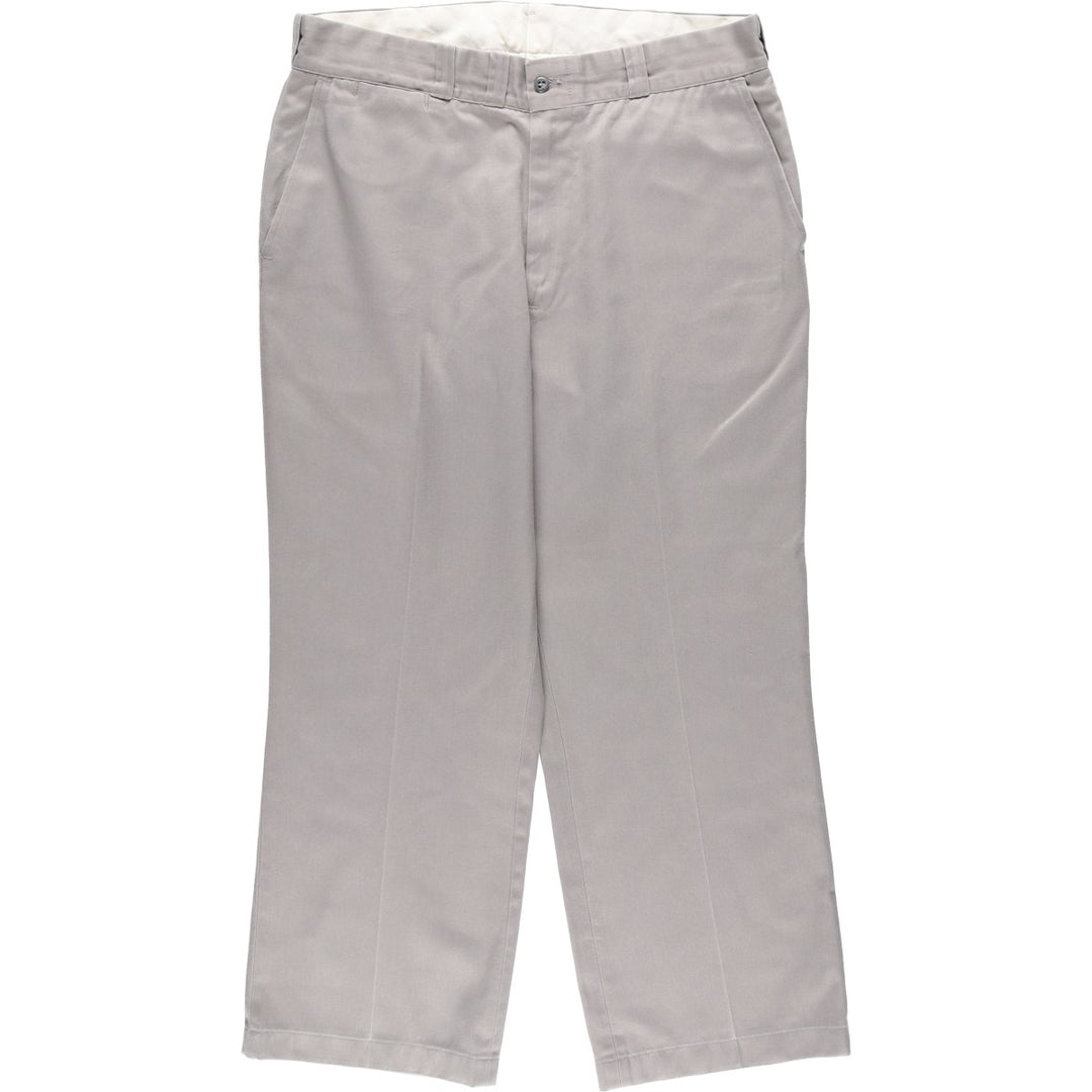 70s-80'S Big Mac Work Pants, Made in USA, Men's Size W36 (approx.), Vintage polyester Beige type Vintage Second Hand