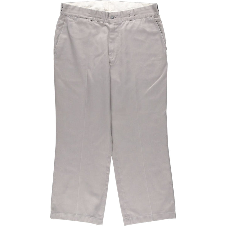 70s-80'S Big Mac Work Pants, Made in USA, Men's Size W36 (approx.), Vintage polyester Beige type Vintage Second Hand
