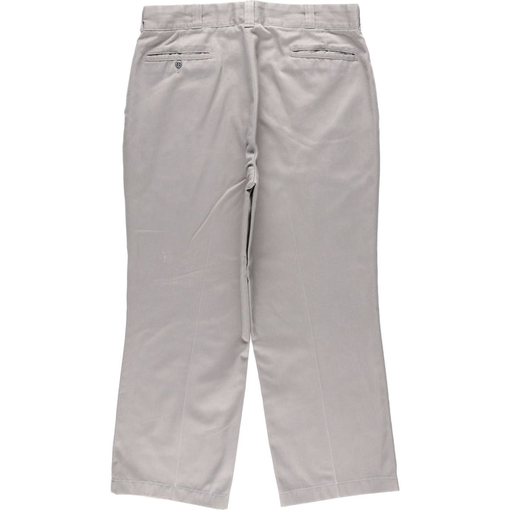 70s-80'S Big Mac Work Pants, Made in USA, Men's Size W36 (approx.), Vintage polyester Beige type Vintage Second Hand