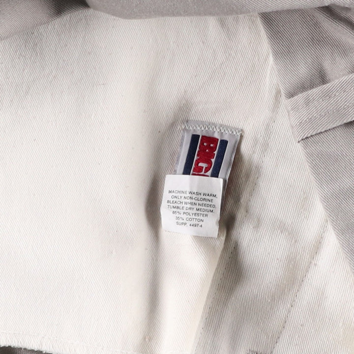 70s-80'S Big Mac Work Pants, Made in USA, Men's Size W36 (approx.), Vintage polyester Beige type Vintage Second Hand