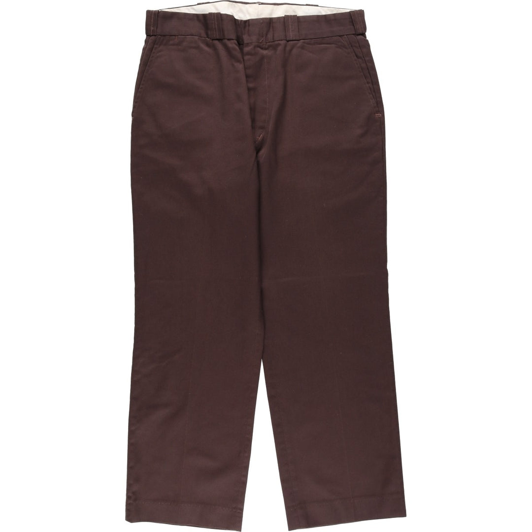 70s-80'S Osh Kosh BEST-PREST Work Pants, Made in USA, Men's W34 (approx.), Vintage polyester brown type Vintage Second Hand