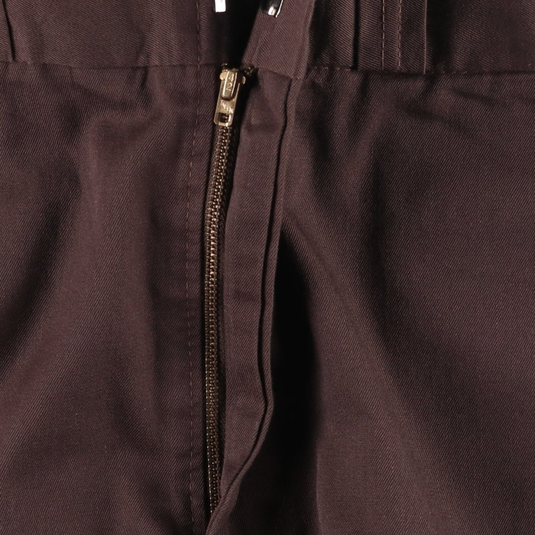 70s-80'S Osh Kosh BEST-PREST Work Pants, Made in USA, Men's W34 (approx.), Vintage polyester brown type Vintage Second Hand