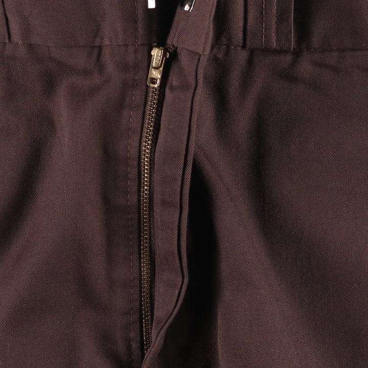 70s-80'S Osh Kosh BEST-PREST Work Pants, Made in USA, Men's W34 (approx.), Vintage polyester brown type Vintage Second Hand
