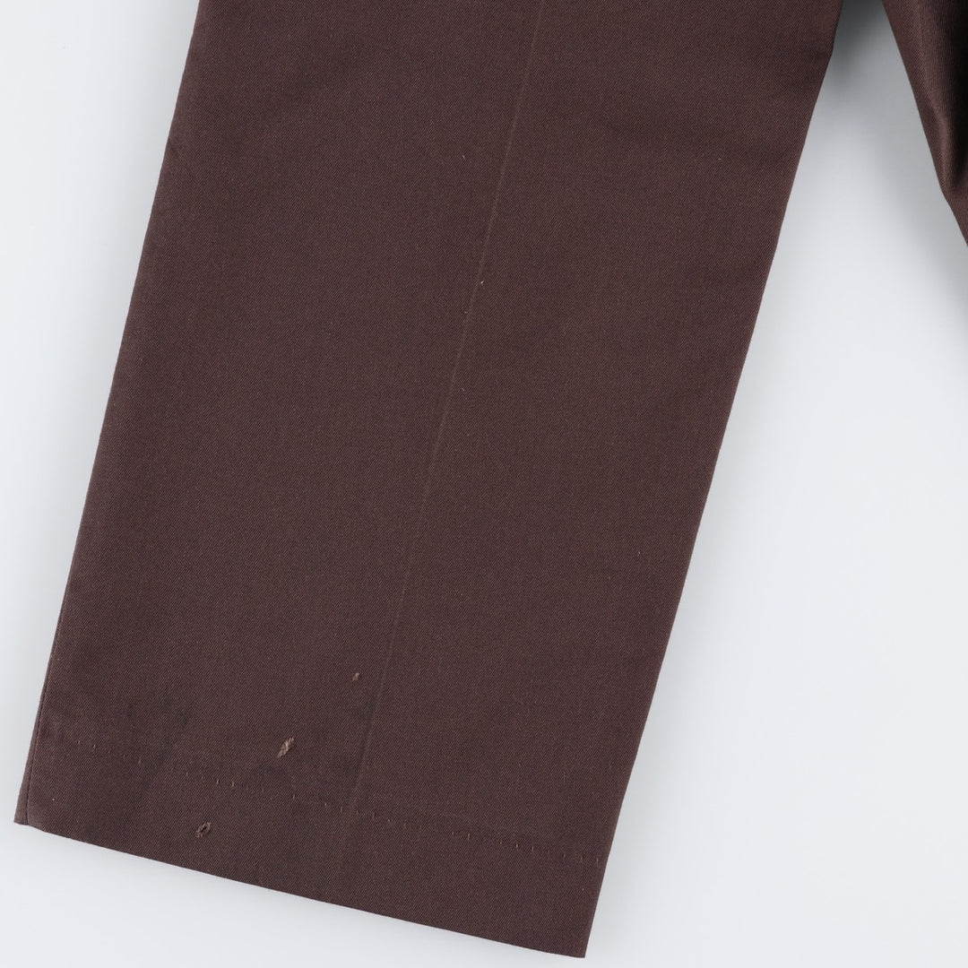 70s-80'S Osh Kosh BEST-PREST Work Pants, Made in USA, Men's W34 (approx.), Vintage polyester brown type Vintage Second Hand