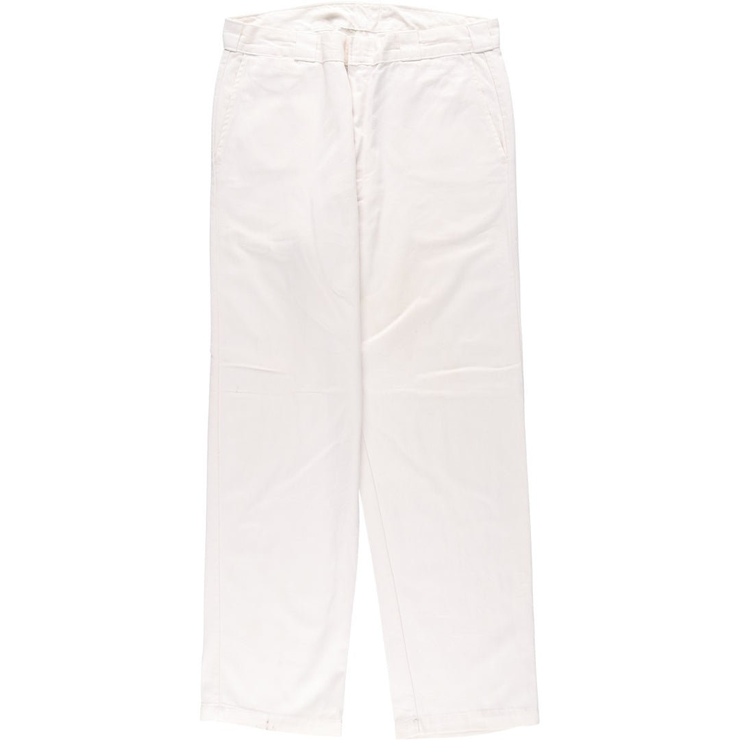 Men's work pants, equivalent to size W34. unclear white type Vintage Second Hand