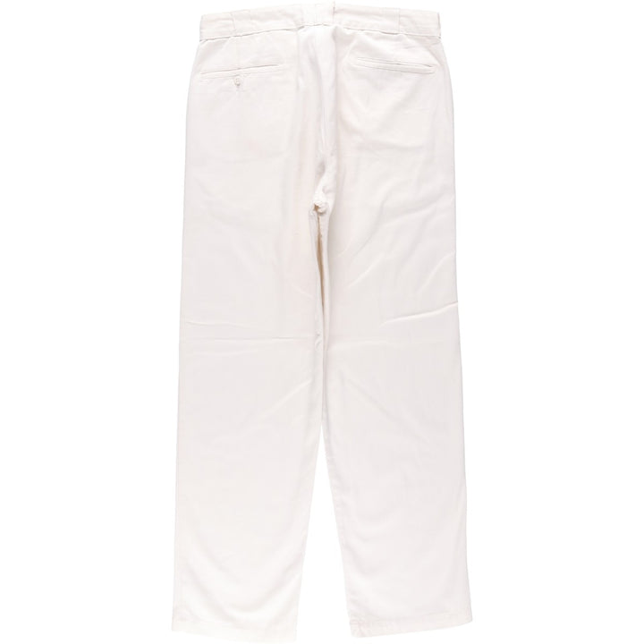 Men's work pants, equivalent to size W34. unclear white type Vintage Second Hand