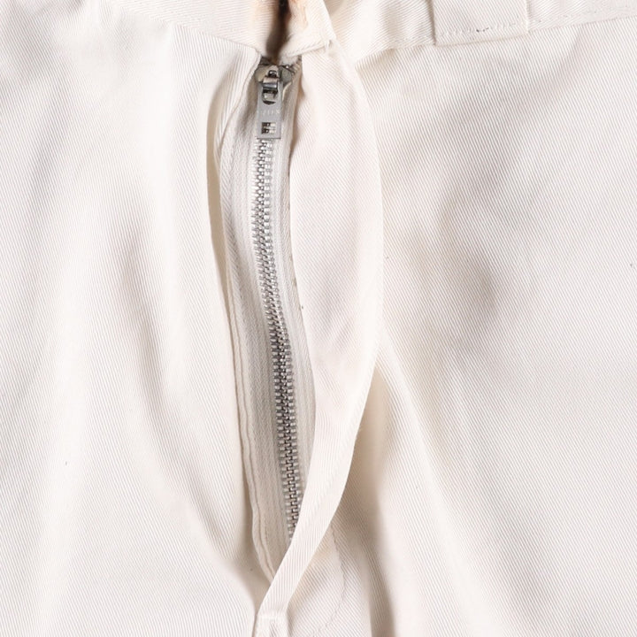 Men's work pants, equivalent to size W34. unclear white type Vintage Second Hand