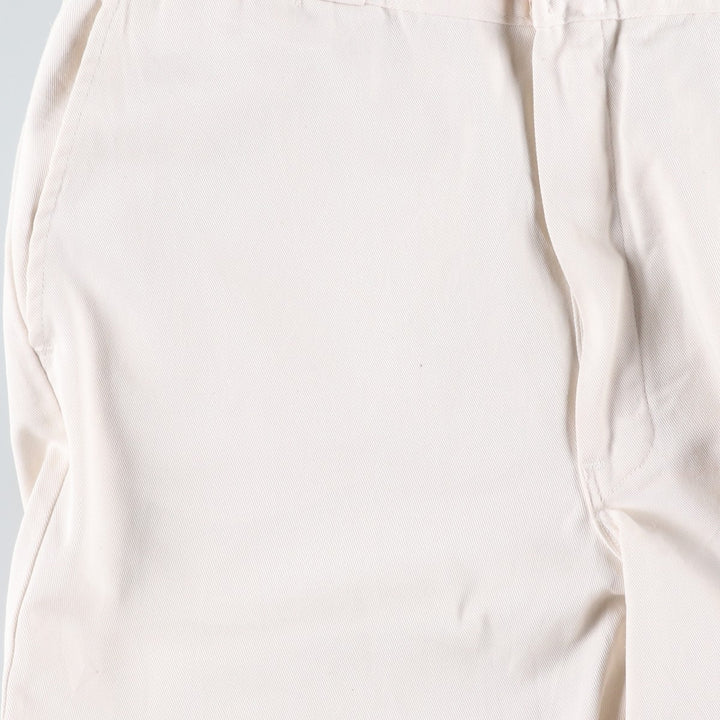 Men's work pants, equivalent to size W34. unclear white type Vintage Second Hand