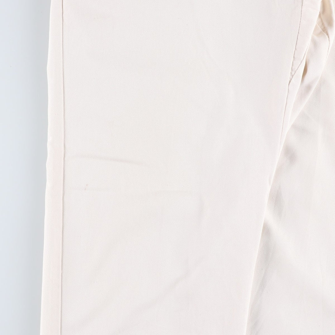 Men's work pants, equivalent to size W34. unclear white type Vintage Second Hand